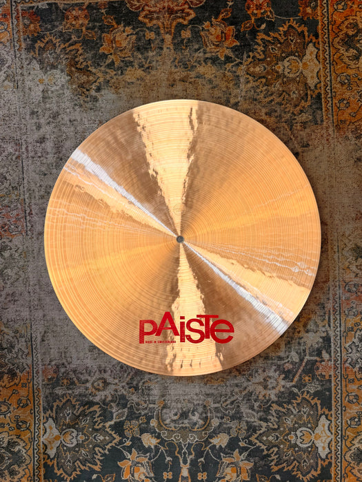 Paiste 2002 FLAT RIDE 20” SUPER CLEAN! GLASSY Chime-Like Controlled Definition! 2136 g
