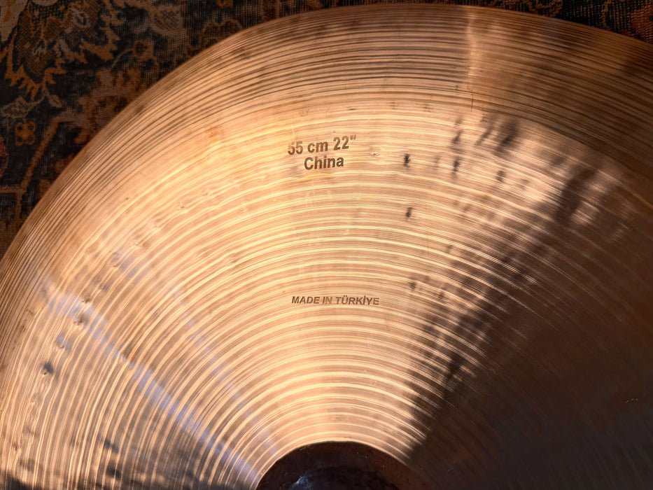 ULTRA THIN Bosphorus PROTOTYPE China Swish 22” ONLY 1664 g COMPLEX! MINT! Incredible