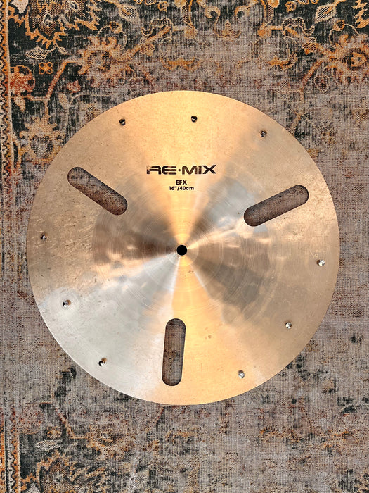 RARE Zildjian REMIX EFX Crash 16” 987 g SIZZLE Effects Myron Grombacher