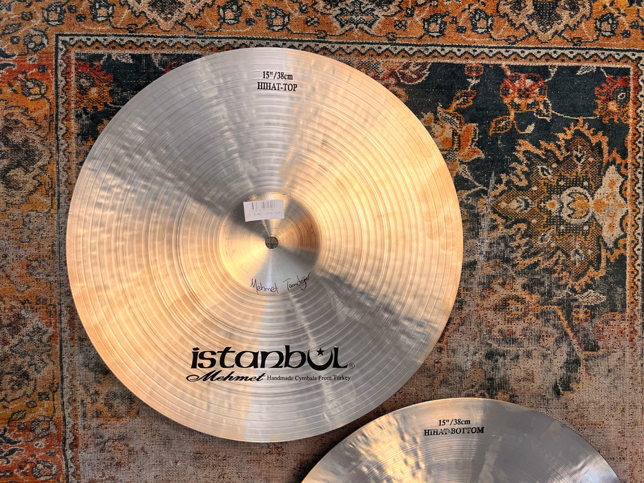 ISTANBUL Mehmet 15” Legend Hihats Mel Lewis 1114 1334 g Glowing WARM Dark IMMACULATE