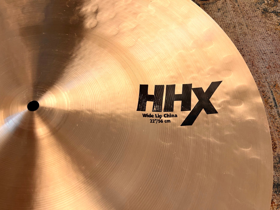 Sabian HHX WIDE LIP 22” China 1597 g ULTRA COMPLEX Pang - Like HUGE 22”. Why Pay $622?!
