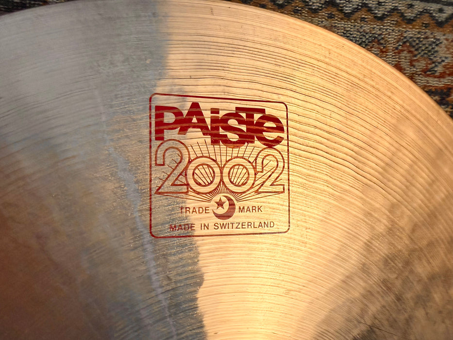 PAISTE 2002 15” Medium Hihats 995 1192 g Clean Tone! FAT CRISP 15s”!  Iconic! Why PAY $604???