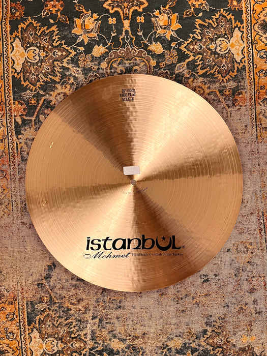 Rare DARK WARM ISTANBUL Mehmet 20" FLAT RIDE 1858 g Sizzle Controlled Ultra Smooth! Incredible!