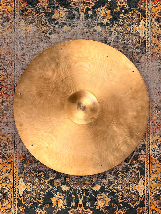 Vintage Zildjian 1960s FACTORY Sizzle Ride 22” 3064 g CRASH! ALL 6 RIVETS! Absolutely Beautiful!
