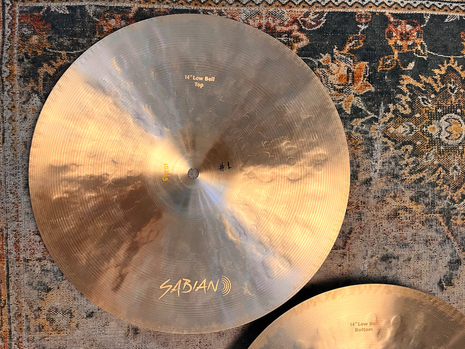 Sabian HHX ANTHOLOGY LOW BELL 14” Hihats CRISP Semi-Complex WARM! 1034 1298 g DON’T Pay $740!