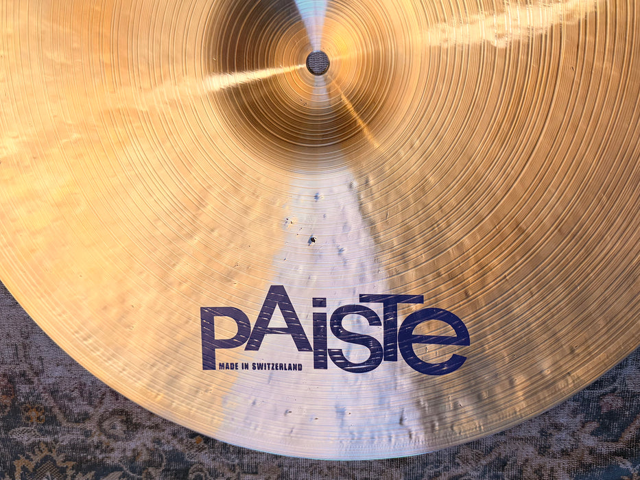 Paiste MASTERS BLUEBIRD MELLOW Ride 20” 2236 g PERFECT! Light Dark Complex! Don’t Pay $650!