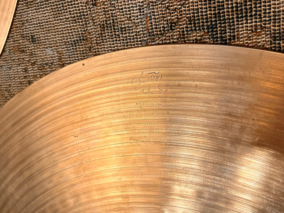 Vintage 1970s Zildjian New Beat 14” Hihats 930 1530 g  CLEAN CRISP! ARTICULATE CLASSIC TONE