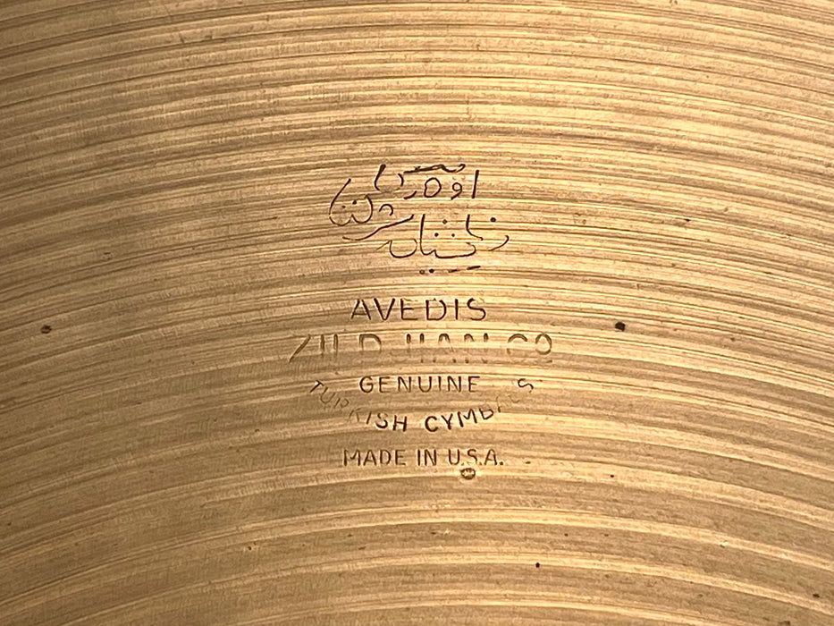 AMAZING Sounding Vintage 1960s ZILDJIAN 18” THIN CRASH 1365 g RINGO