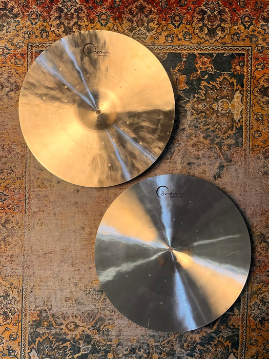 MASSIVE Warm DARK 16” Dream Hihats 1254 1392 g IMMACULATE! Huge DEEP Fat Hats! NOT $500