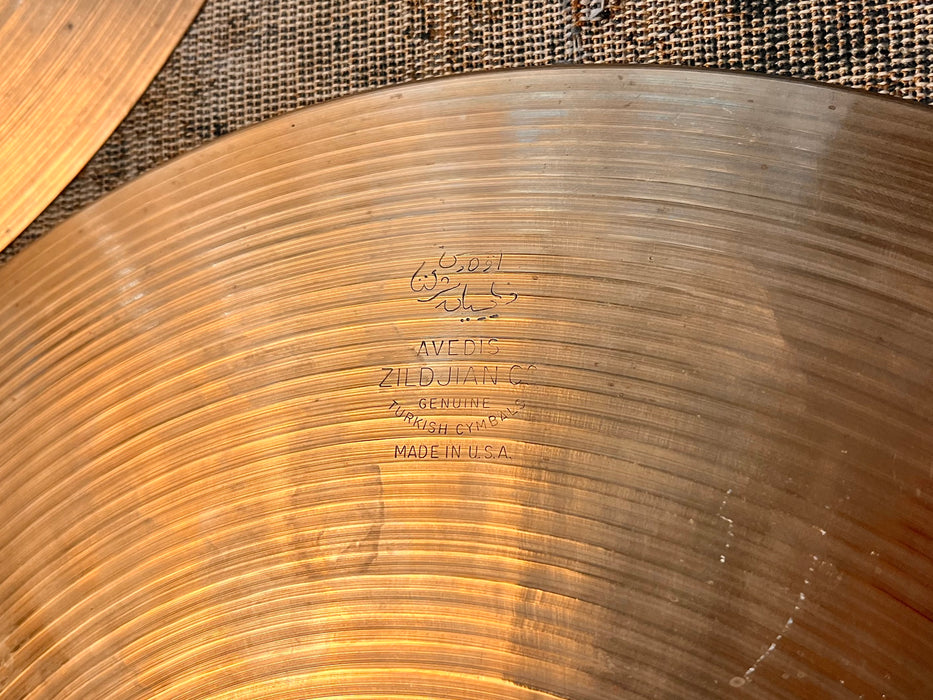 Vintage Zildjian New Beat 14” Hihats 852 1288 g CLEAN Light THIN TOP Hand Hammered
