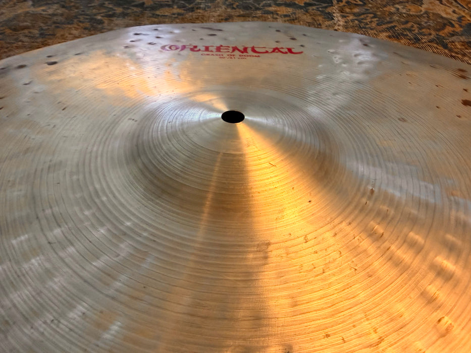 ZILDJIAN Oriental Crash of DOOM 20” FX Crash Ride Effects EARLIER WAVY Version! 2030 g WAVY