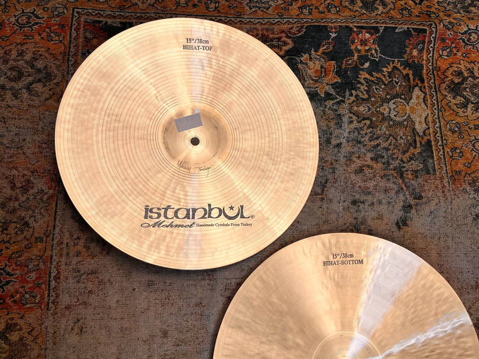 ISTANBUL Mehmet 15” Legend Hihats Mel Lewis 1184 1336 g Glowing WARM Dark IMMACULATE