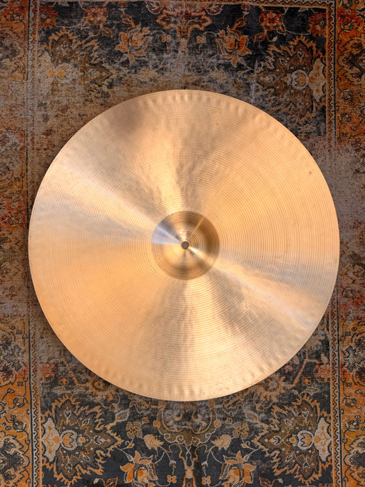 Rare Vintage Paiste 602 Pre Serial 22” FACTORY “MEDIUM” Ride Crash at ONLY 2790 g CLEAN Light and SHIMMERING! Sounds Amazing!