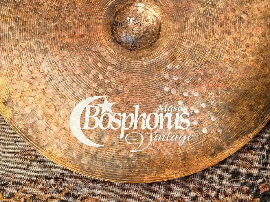 Bosphorus MASTER VINTAGE 20” Ride Crash ONLY 1516 g IMMACULATE Cd PAPER-Y LIGHT!