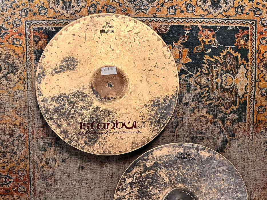Dark DRY Istanbul Mehmet BLACK SEA 14” Hihats 978 1184 g. AMAZING Hats!