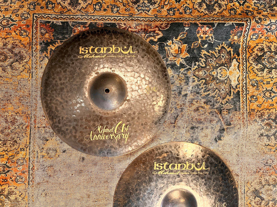RARE Raw ISTANBUL Mehmet 61st Anniversary Vintage Series Hihats 14” 934 1190 g MINT Stunning