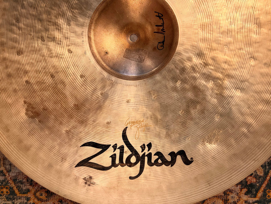 Rare Adam Nussbaum SIGNED Zildjian K CONSTANTINOPLE RENAISSANCE 22” Ride 2622 g 1st Ones!