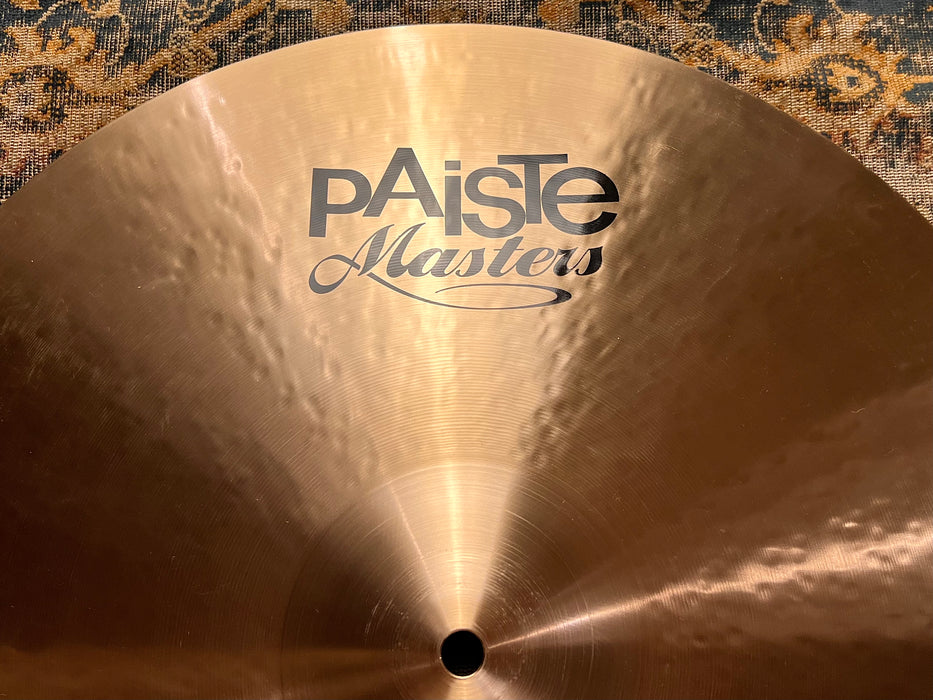 Ultra Glowing Paiste MASTERS EXTRA THIN 19” MULTI CRASH RIDE ONLY 1320 g MINT