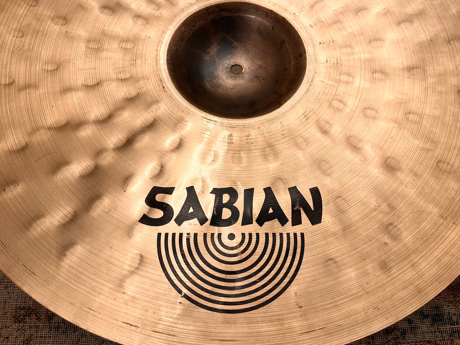 Sabian CUSTOM SHOP PROTOTYPE HHX 21” PAPER THIN Crash Or Ride 2434 g DARK COMPLEX! Artist!