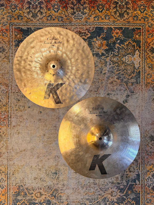 Zildjian K Custom SESSION STEVE GADD Hihats 14” 1148 992 g CLEAN Don’t Pay $630 For A Guess!
