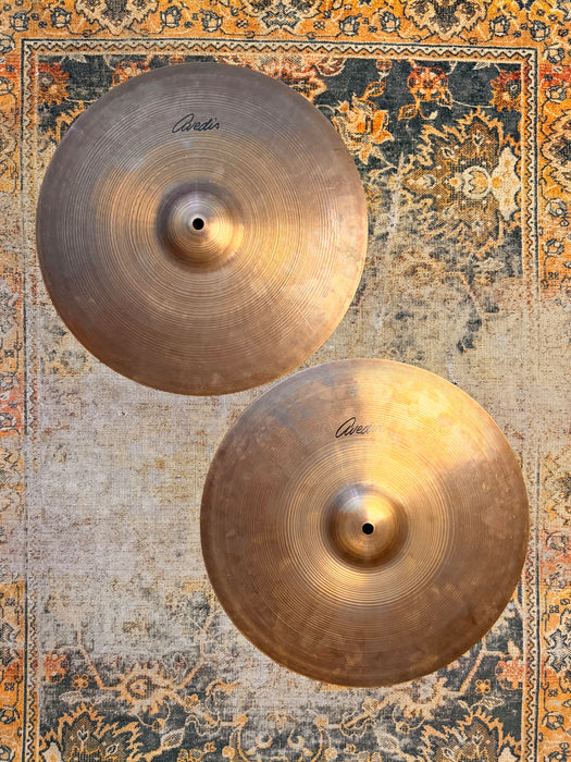 Zildjian AVEDIS Series 15” Hihats 1056 1388 g HUGE SMOOTH Tone! Hard To Find Discontinued