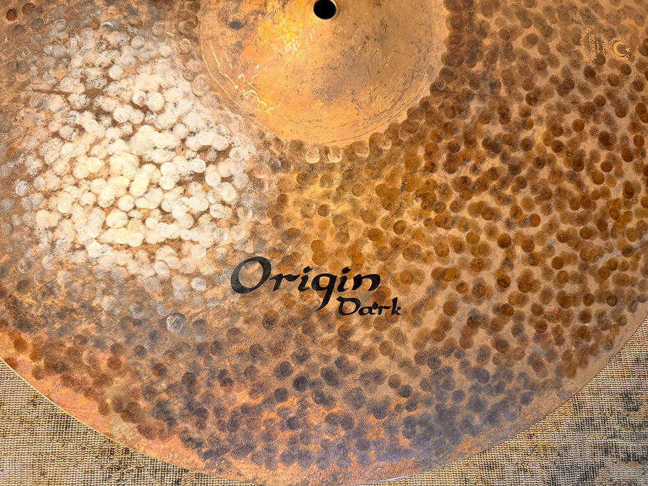 ULTRA DARK TURK Istanbul Mehmet Origin Dark 22” Ride 2336 g MINT! DRY Unlathed RAW! Stunning!