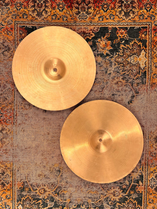 1960s Vintage Zildjian 14” Hihats 825 1040 g RINGO Light Whipsy Classic 60s TONE! Complex!