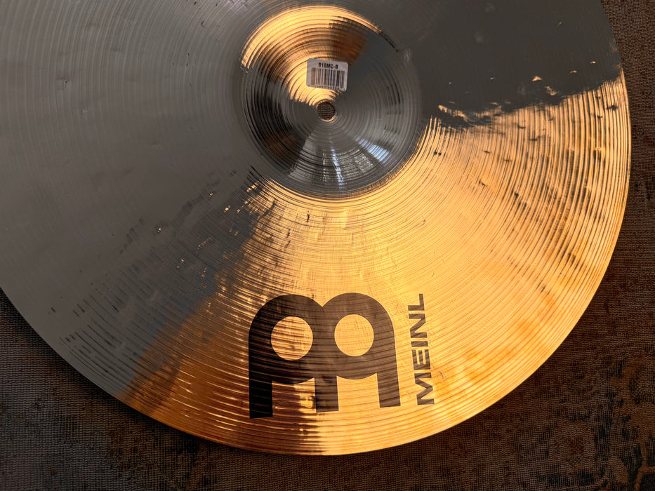 Meinl BYZANCE Medium Crash 18” BRILLIANT 1522 g PERFECT! Super Dark With Shimmer. Don't spend $420 on a guess.