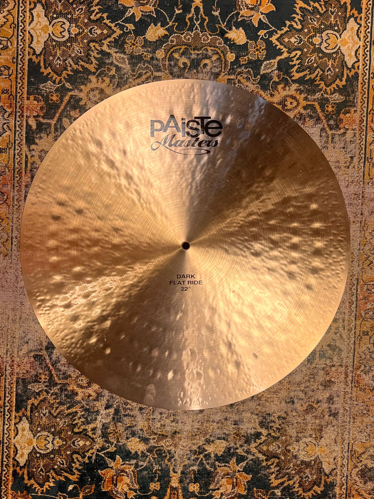 Hard to Find Paiste MASTERS 22” FLAT RIDE 2717 g PERFECT Why Pay $650?