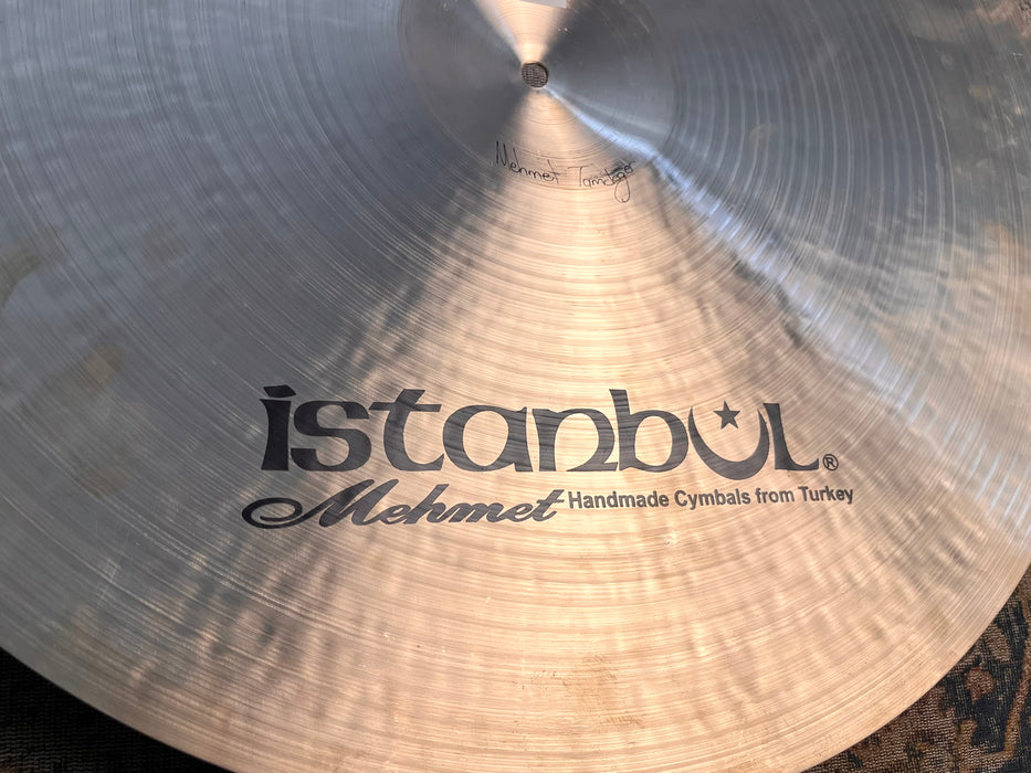 ULTRA DARK Istanbul Mehmet 24” LEGEND DARK Ride 3012 g STUNNING! Amazing Cymbal! Wide Lathe