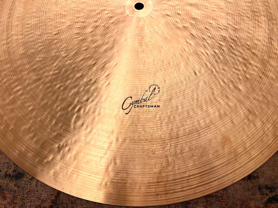 Paul Francis CUSTOM Cymbal Craftsman FLAT RIDE 20” 1836 g NEW! Gorgeous Delicate Light Golden Shimmer