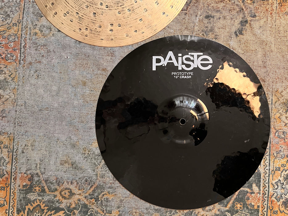 UNIQUE PAISTE PROTOTYPE 16” DARK ENERGY COLORSOUND Combo Hihats DARK Complex 1052 1112 g