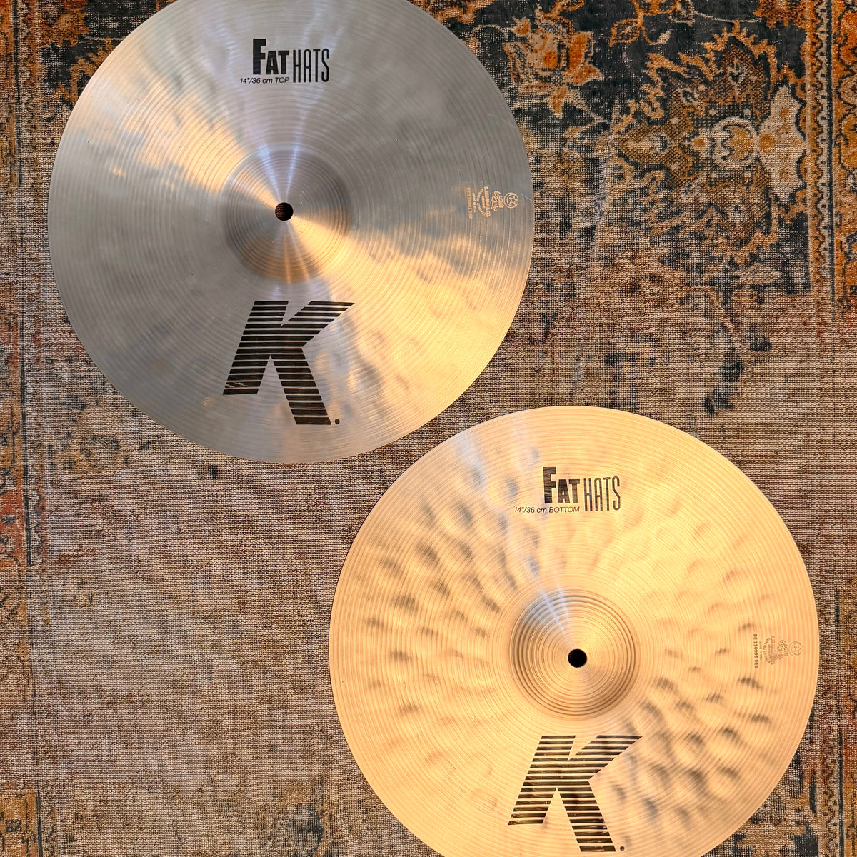 Zildjian K FAT HATS Hihats 14” 1024 1204 g Versatile! ONLY Played
