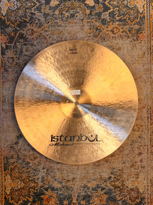 Rare Istanbul Mehmet LEGEND Crash 18” 1295 g DARK GLOWING WARM! Mint! Amazing!