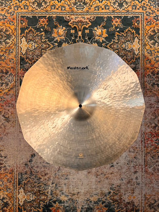 MASSIVE 2 FOOT Paperthin Masterwork Dodecagon JAZZ MASTER 24” Crash Ride 2198 g PERFECT