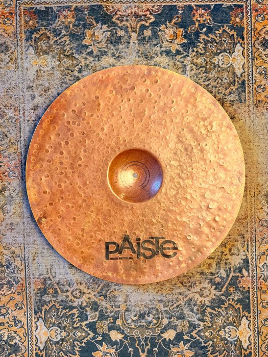 THE FAMOUS Rare Paiste DARK ENERGY DARK DRY RIDE 21” Fantastic Shape! Deep Raw Sienna Color! Dry Complex! 2472 g