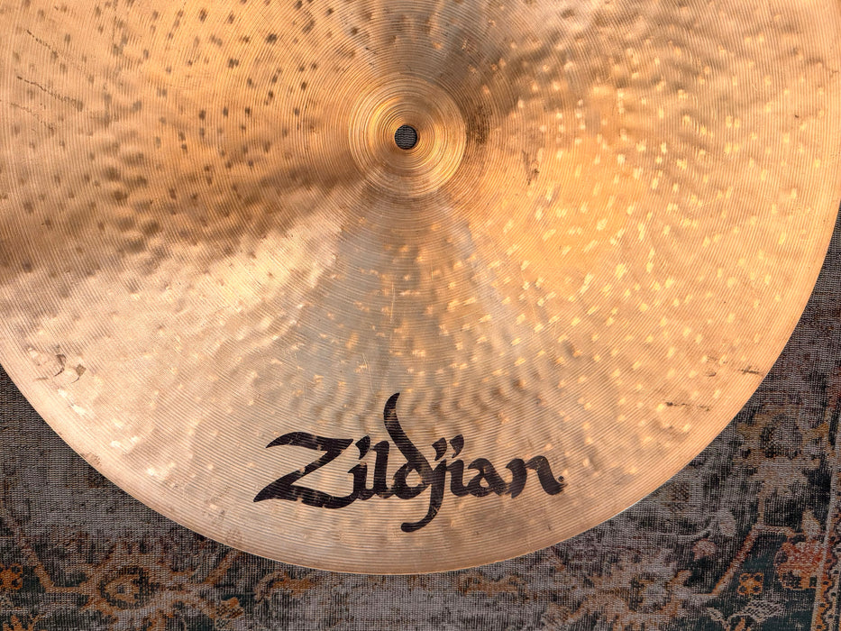 Zildjian K CUSTOM FLAT Ride 20” SMOOTH DARK Controlled & Mellow Sizzle 2314 g TIGHT CLEAN Definition
