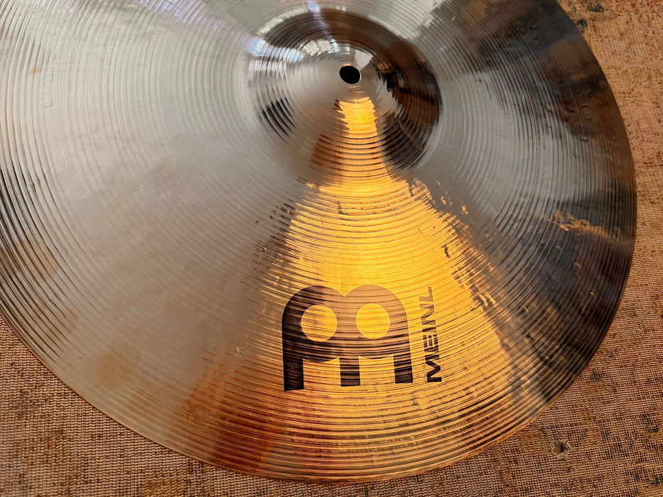 Meinl BYZANCE Medium Crash 18” BRILLIANT 1522 g PERFECT! Super Dark With Shimmer. Don't spend $420 on a guess.