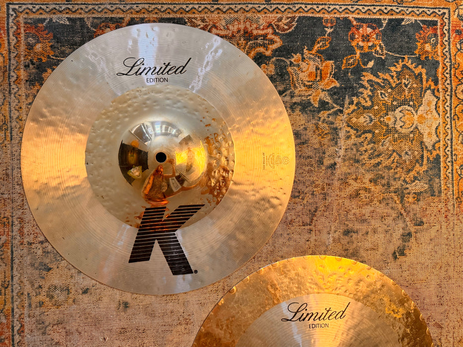 Rare REVERSIBLE LIMITED Zildjian K Custom HYBRID Hihats 14” 1048 1140 g CLEAN! Akira Jimbo Collectible!