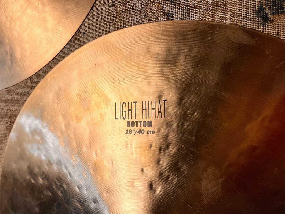 Zildjian K 16” LIGHT Hihats MASSIVE DARK Gems! 1346 1636 g CLEAN! WHY Pay $720 For A Guess?