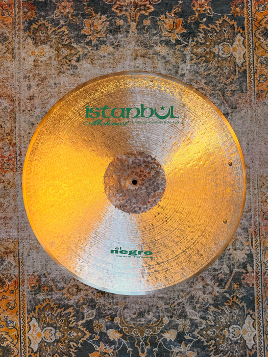 ISTANBUL Mehmet HORACIO EL NEGRO FLAT RIDE 22” Sizzle Immaculate! 2498 g Stunning! Controlled! Ultra Mellow!