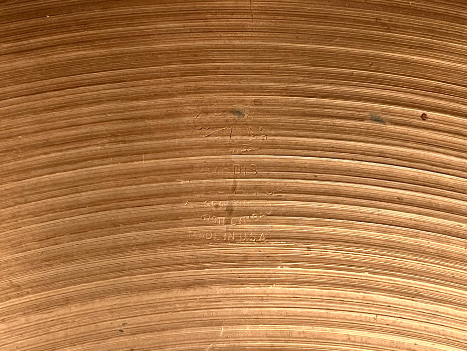 Vintage 1970s ZILDJIAN 22” PING Ride 3312 g Smooth Clean Attack! Solid Classic 70s Tone!
