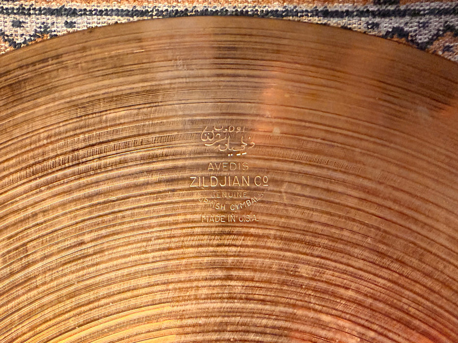 RARE 1950s Vintage Zildjian PAPER THIN 15” Hihats 948 1056 g Golden Era LIGHT COMPLEX SMOOTH