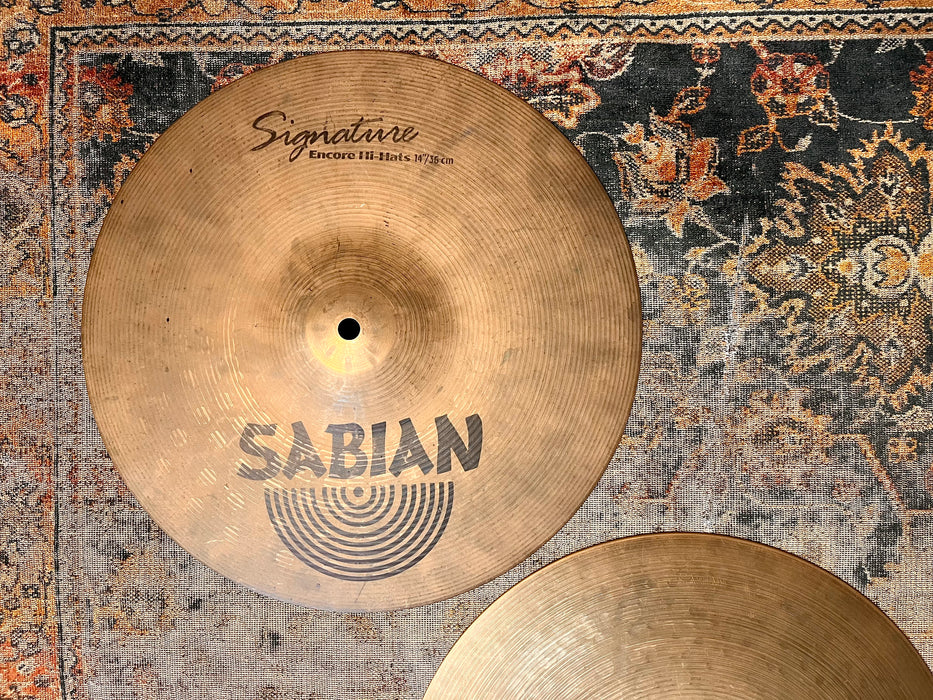 Sabian JACK DEJOHNETTE ENCORE Hihats 14” DRY ARTICULATE! Very Rare 1016 1498 g ICONIC!