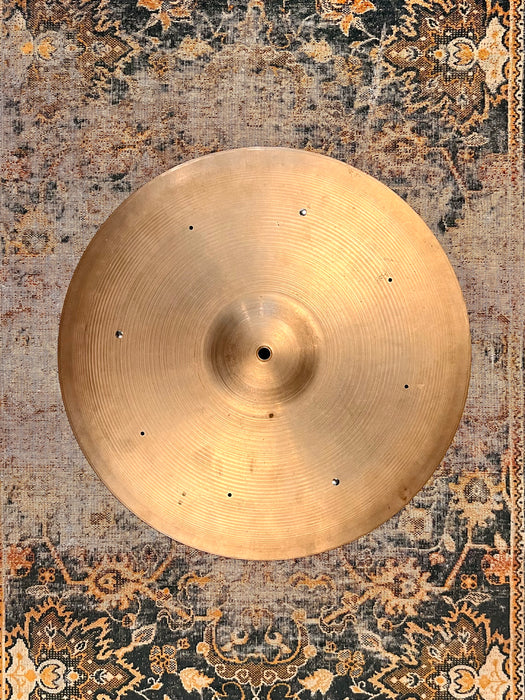 Vintage 1950s Zildjian 18” Light Dark Crash Ride SIZZLE 1495 g Darker & Lower Pitched! Versatile