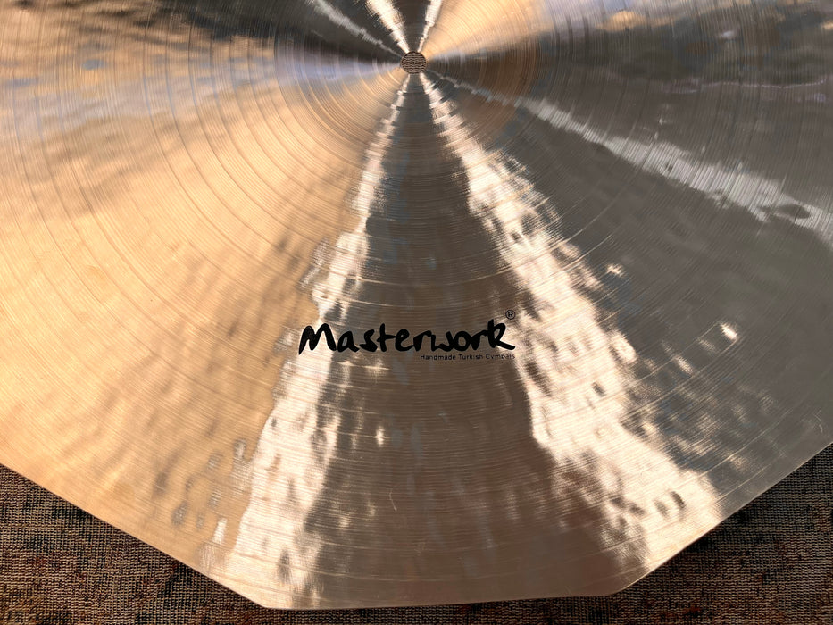 Paper Thin 1/2 Brushed Masterwork DODECAGON Prototype 22” LIGHT Crash Ride Only 1632 g PAPERY THIN