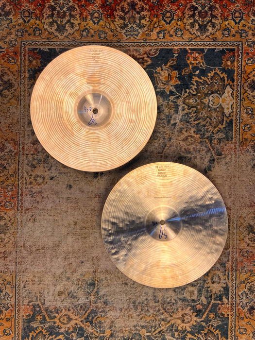 RARE Tight CRISP BOSPHORUS Traditional Factory CRISP 13” Hihats 808 960 g MINT