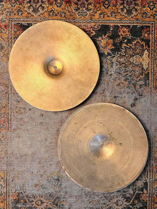 THIN TOP Vintage Zildjian New Beat 14” Hihats ONLY 840 g Over 1253 g Light Dry Complex Amazing