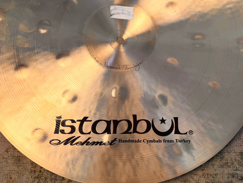 DARK 1/2 LATHE ISTANBUL Mehmet Hamer 18” SPLIT CRASH 1284 g Complex! PERFECT