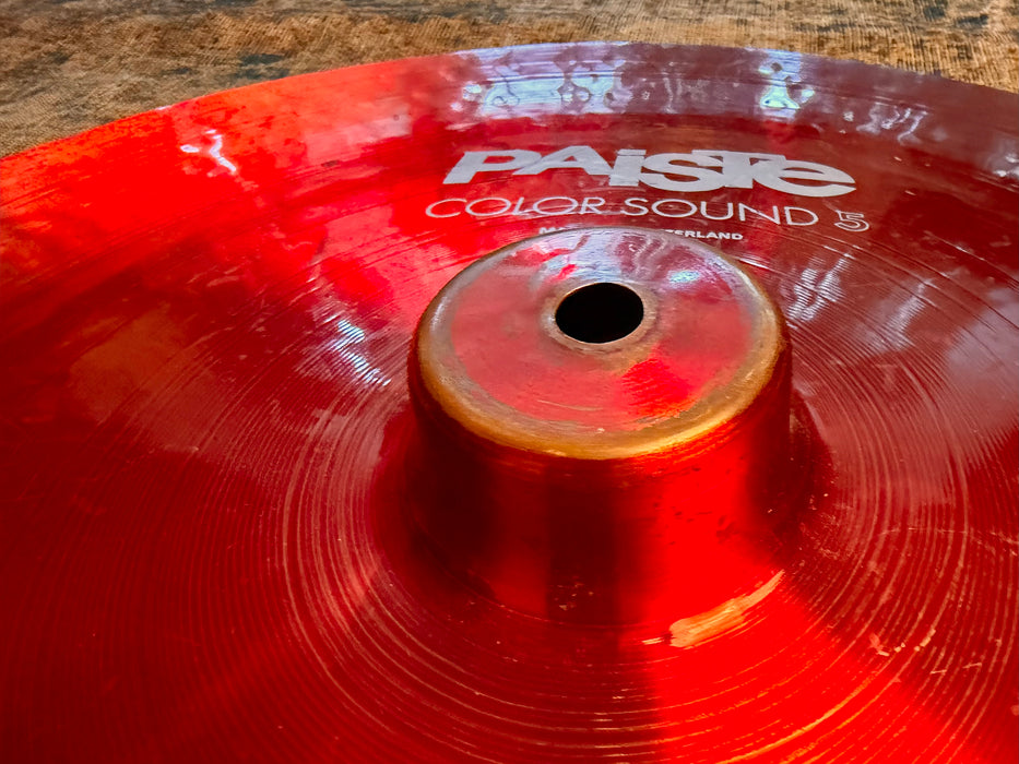 THE ORIGINAL Vintage PAISTE COLORSOUND 5 China Type 18" 1294 g QUICK Semi-Dry Attack